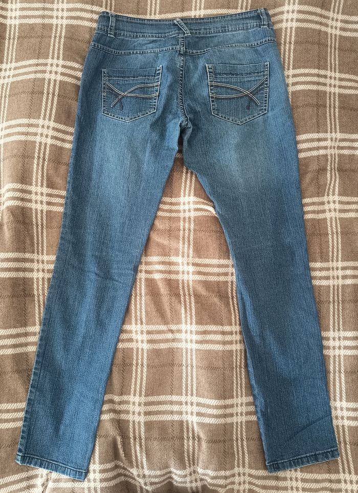 👖Jean Slim Bleu Taille Basse - Taille 38 / Mim - photo numéro 6