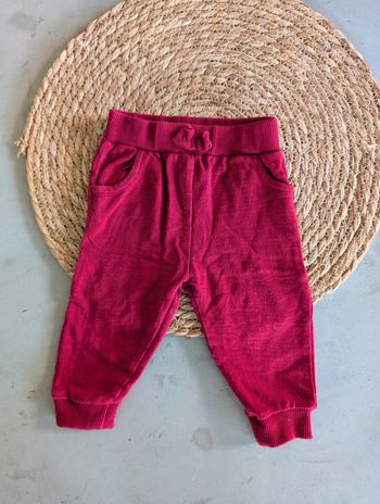 Jogging bordeaux 6 mois fille Orchestra