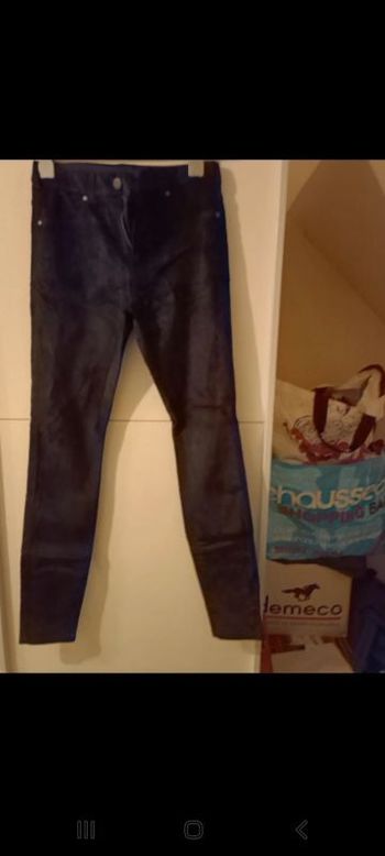 Pantalon femme velours