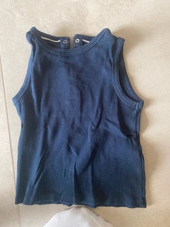 Débardeur Marcel côtelé