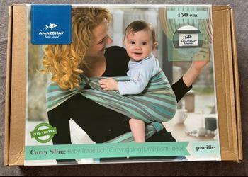 Drap porte bébé Pacific carry sling amazonas baby world Neuf