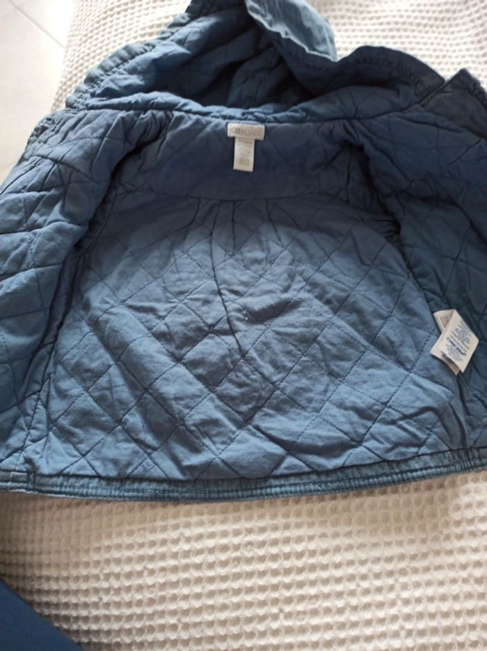 Manteau en jean doublé - photo numéro 7