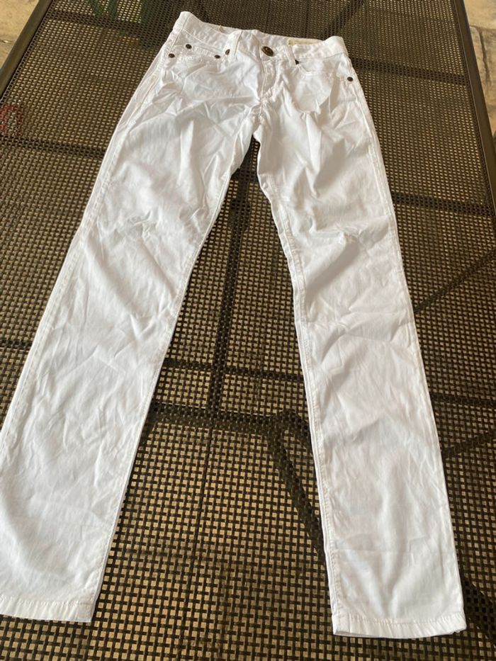 Pantalon blanc slim fit MCS taille 36 w26 - photo numéro 6