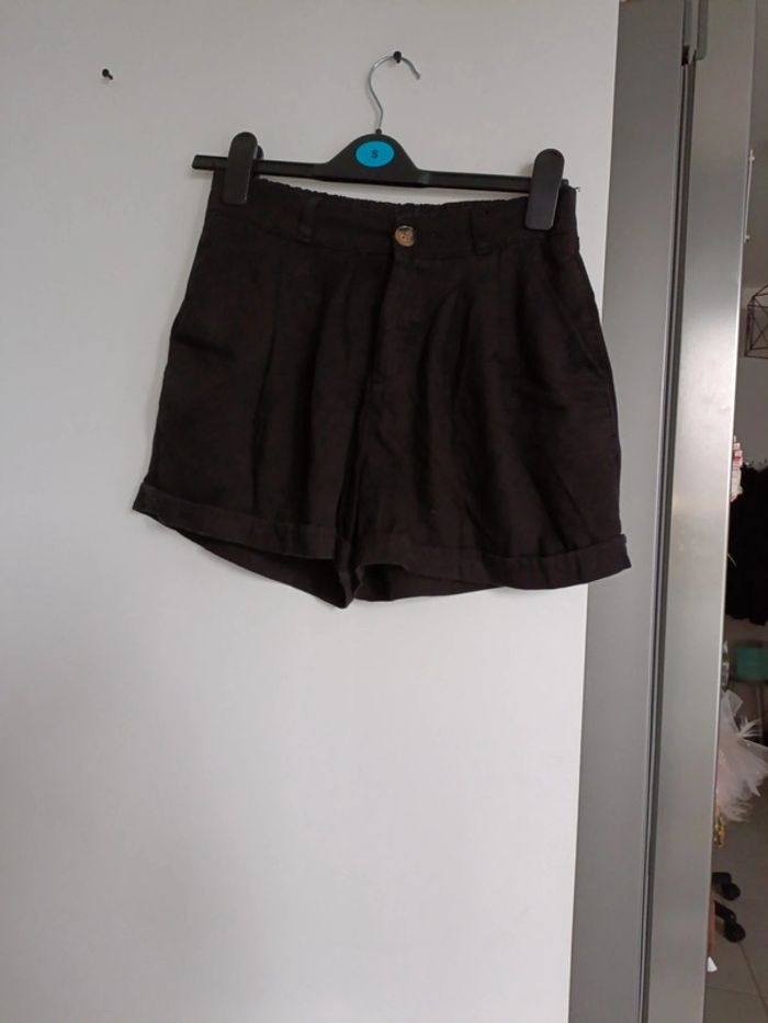 Short noir taille basse ample et fluide Gémo - Taille 36 - photo numéro 2