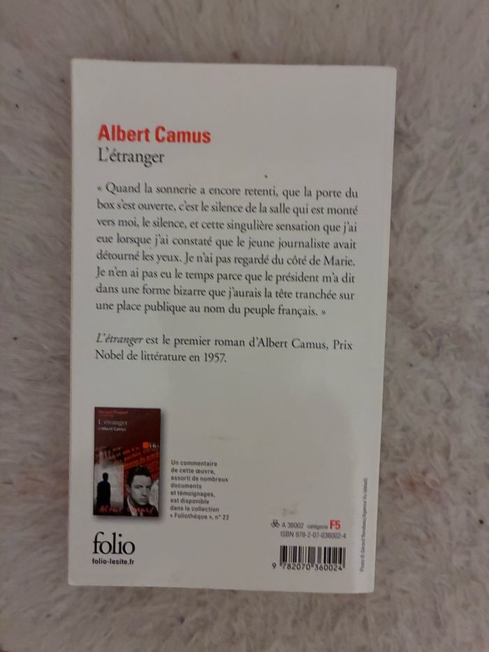 L’étranger Albert camus - photo numéro 2