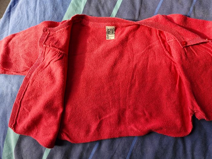 Superbe gilet évasé côtes pailletées - photo numéro 2