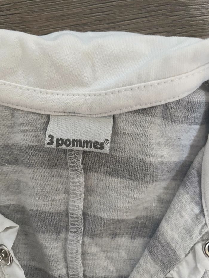 Barboteuse 3 pommes 6 mois - photo numéro 3