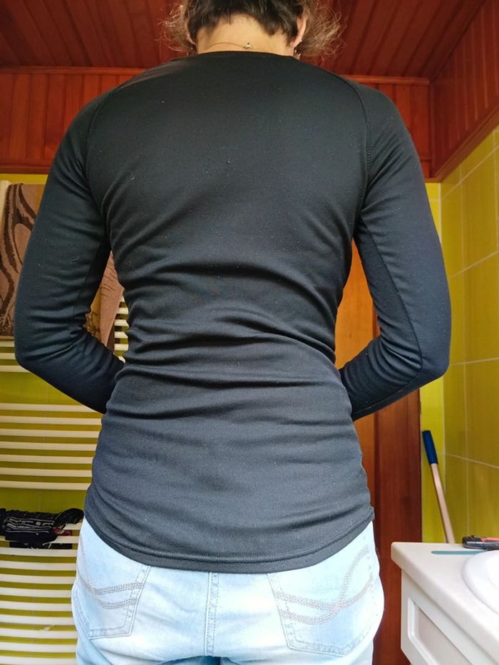 Sous pull de sport femme noir McKinley - photo numéro 4