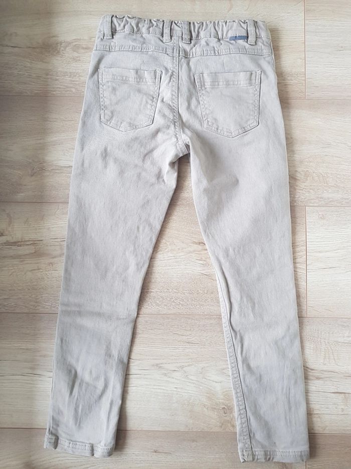 Jeans beige slim - photo numéro 2