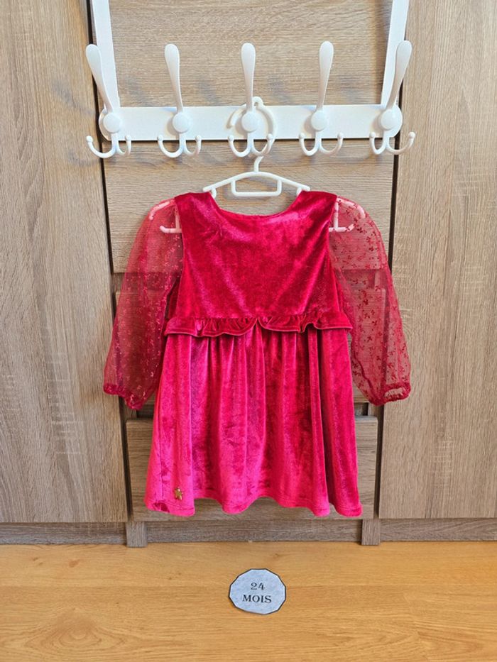 Vêtement Bébé Fille - Robe rouge - Sergent Major- 24 mois 86 cm