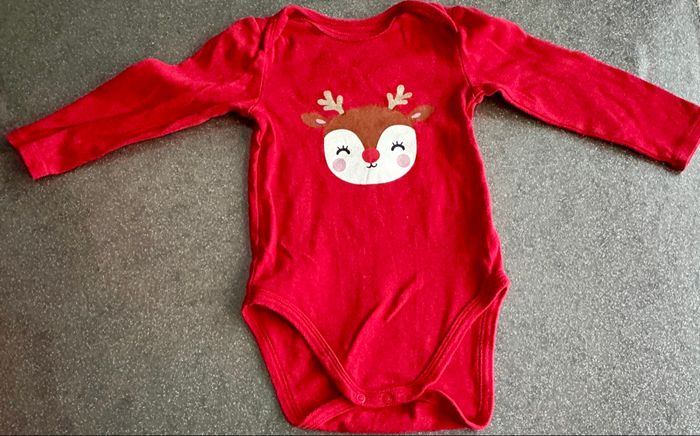 Body Renne de Noël  pour fille