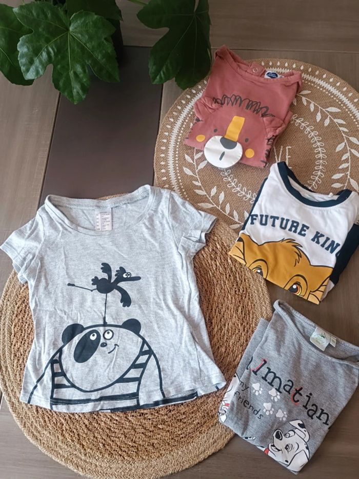 🐼 Lot Tee-shirts taille 18mois - photo numéro 3