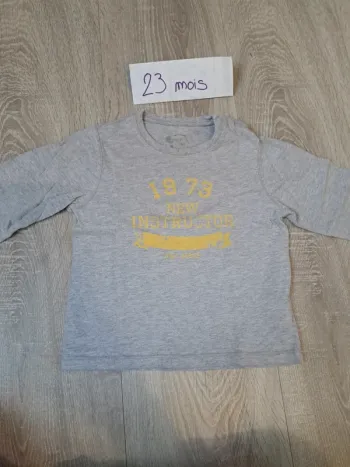 T-shirt manche longue 23 mois