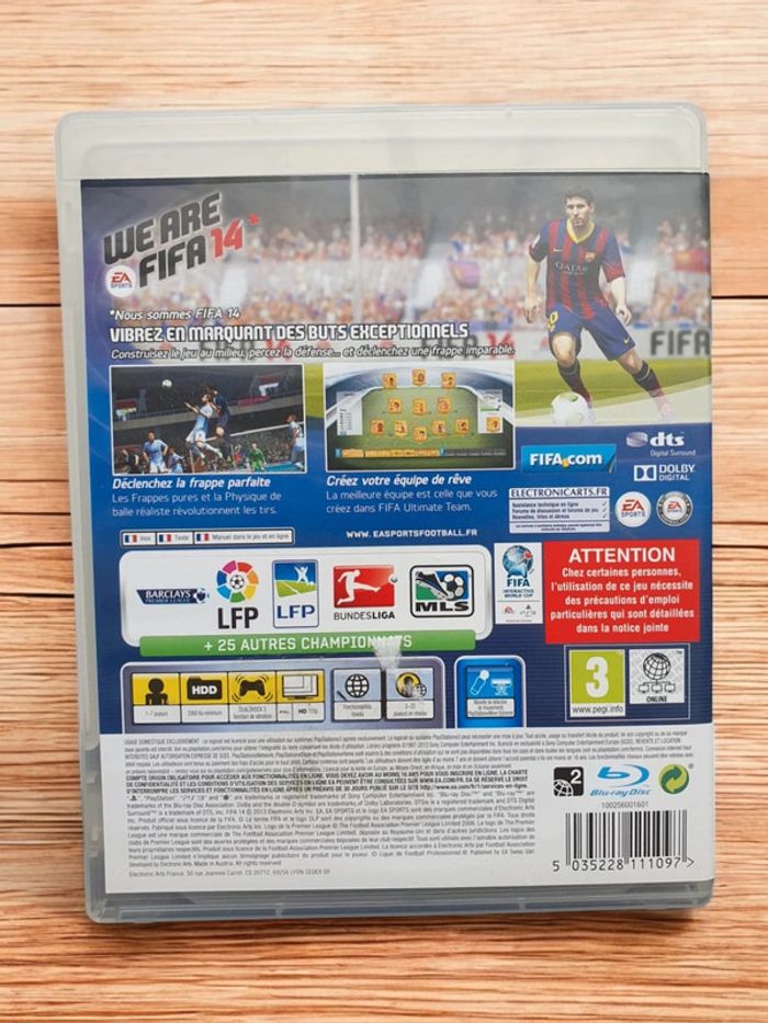 Jeu Playstation 3 Fifa 14 - photo numéro 2