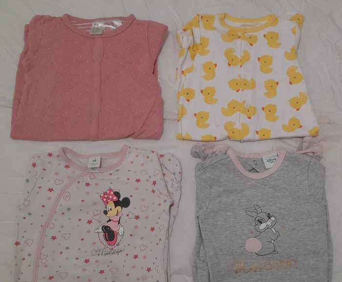 Lot pyjamas coton fille 6 mois