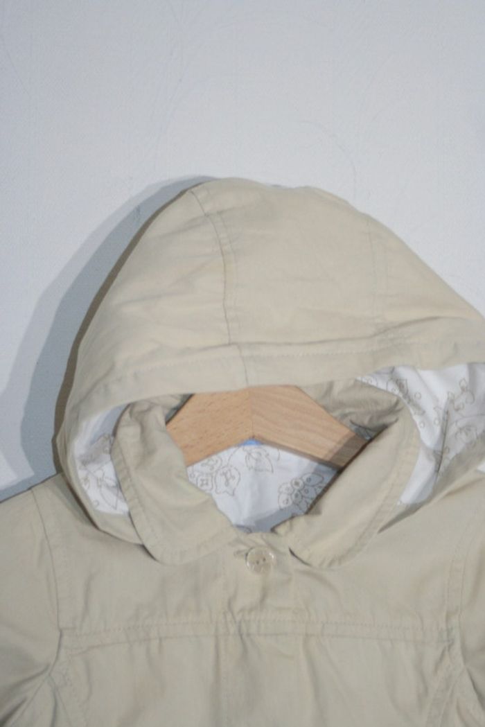 Veste mi-saison Bout'chou beige avec capuche amovible - photo numéro 4