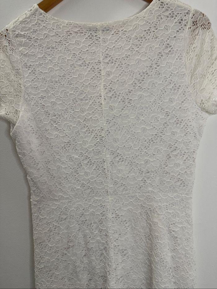 Robe blanche Kiabi taille L peu portée - photo numéro 4