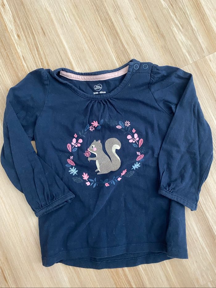 T shirt mots d’enfants 24 mois