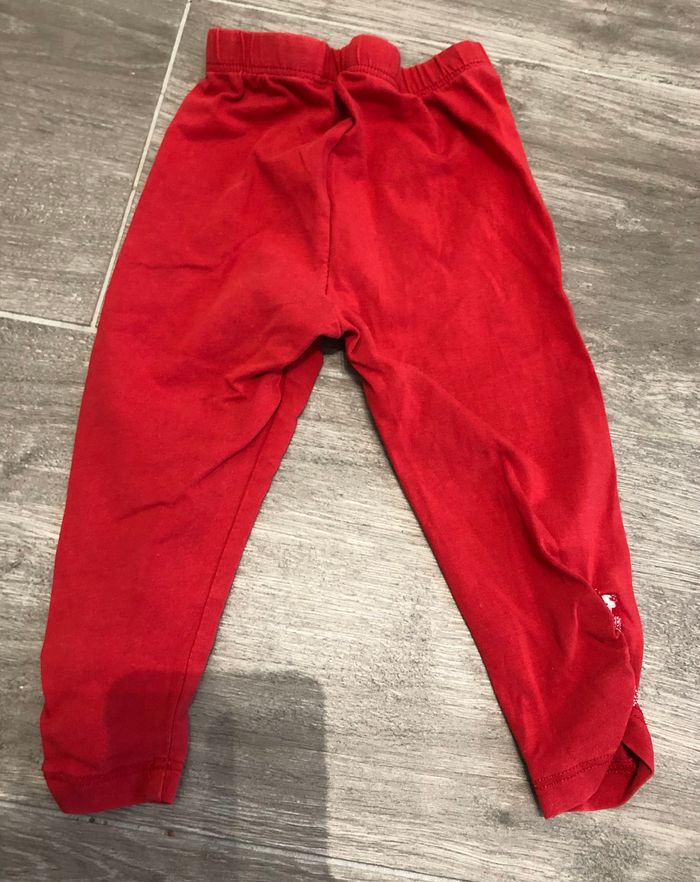 Legging rouge à froufrou 80 cm - photo numéro 2