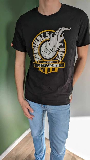 T-shirt Jack & Jones noir