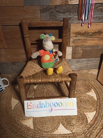 Peluche girafe mots d enfants BE