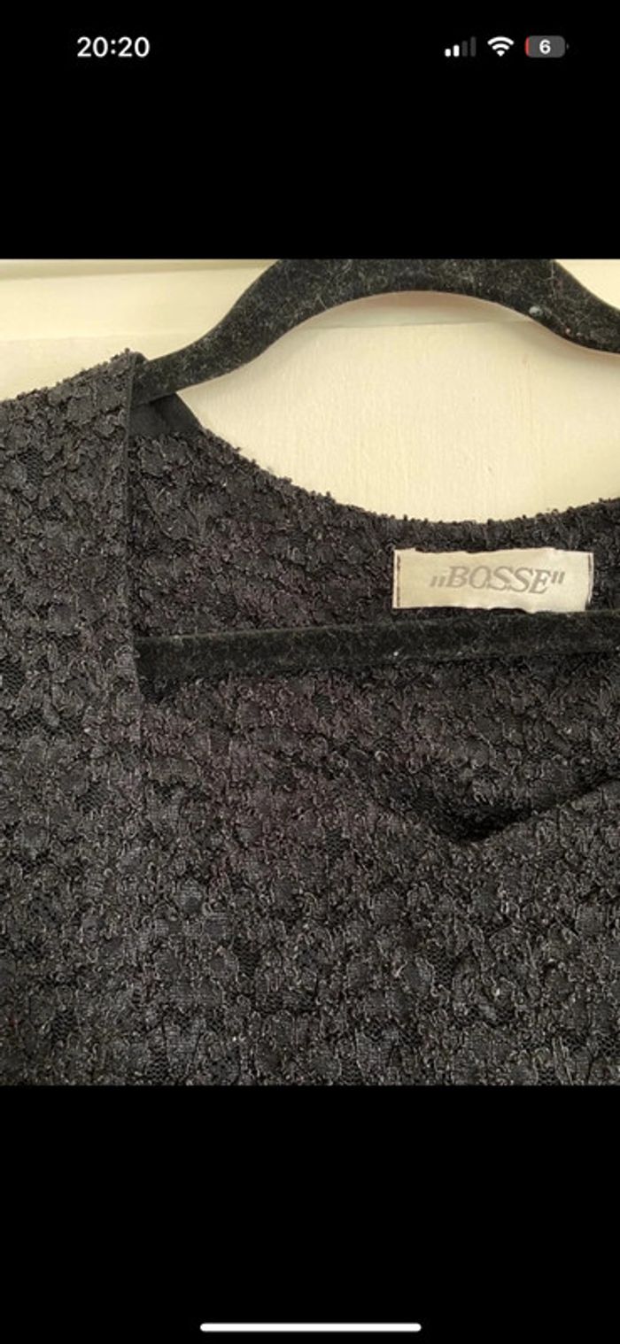 Haut noir dentelle - photo numéro 4