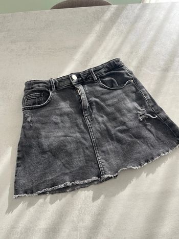 Jupe jeans noir