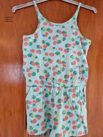Combishort fille 8 ans