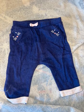 Pantalon bébé Sergent Major 6 mois – motif chat
