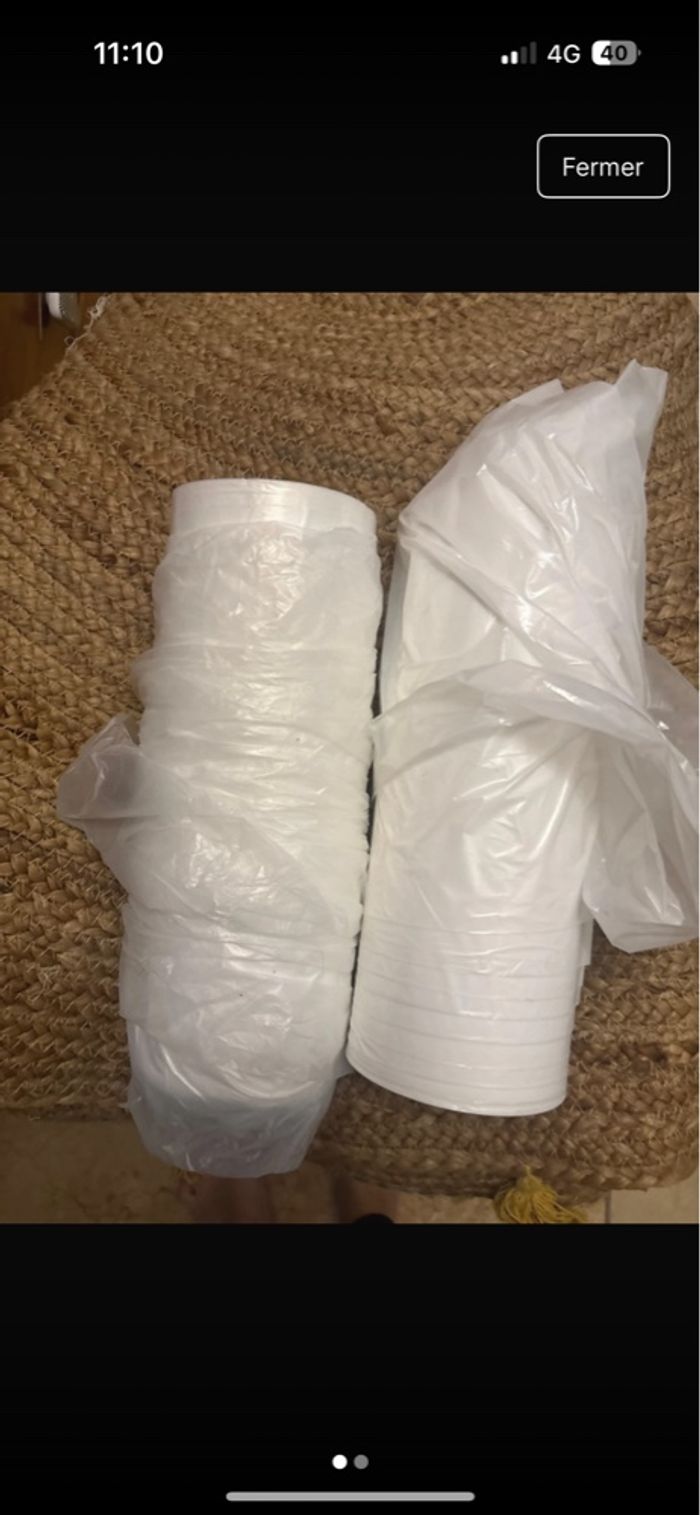 2 rouleau sacs  poubelle à couche - photo numéro 2