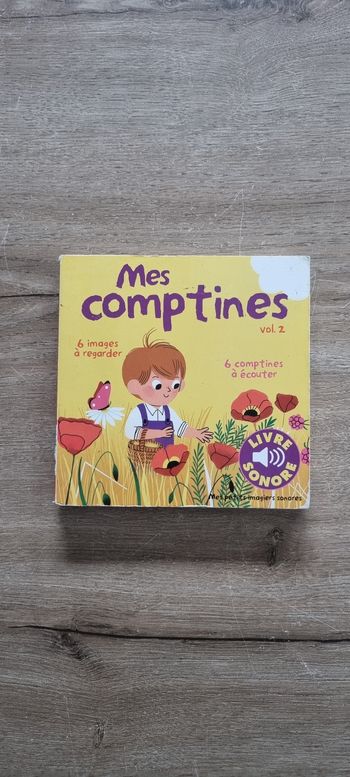 Livre musical : Mes comptines