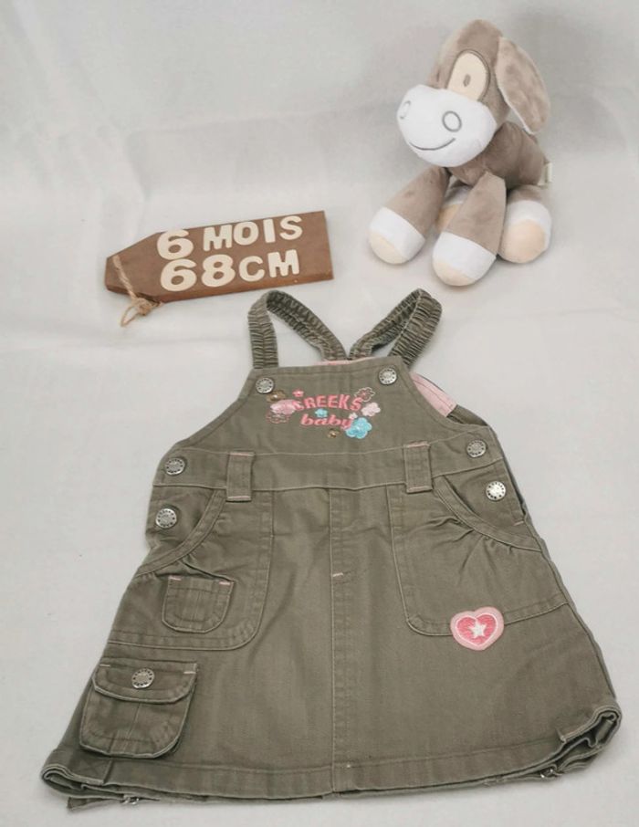 Robe 👣 creeks, en jean 6mois/67cm - photo numéro 8