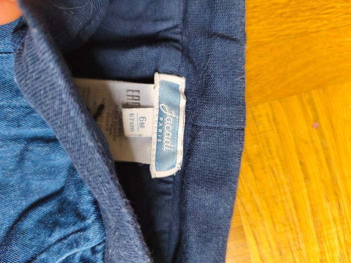 Pantalon jean 6 mois Jacadi garçon avec poche et taille élastique - photo numéro 4