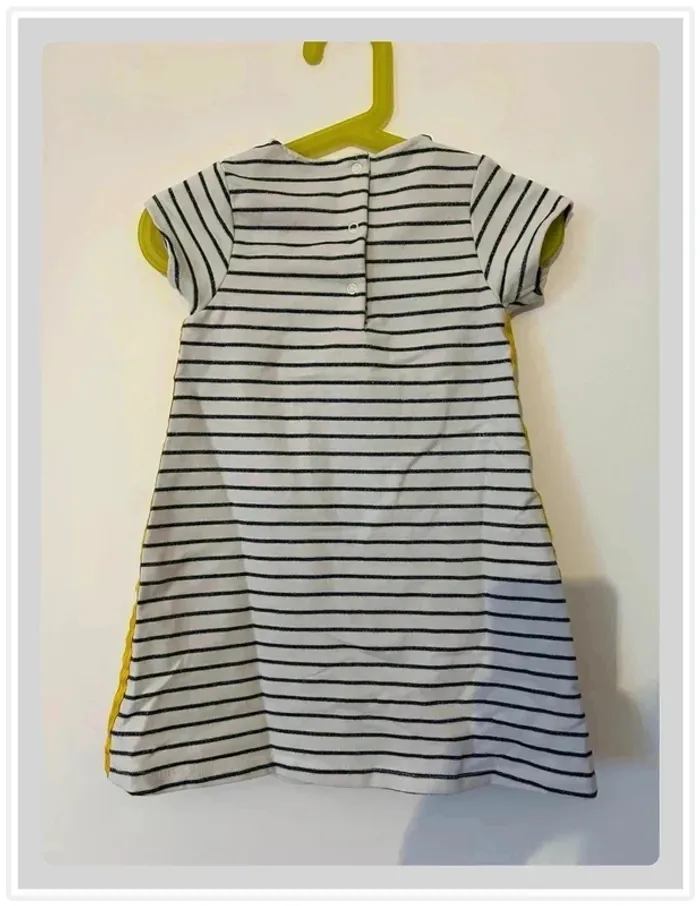 Robe marinière 36 mois, grain de blé - photo numéro 5
