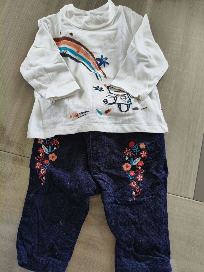 Ensemble fille 3m haut et pantalon