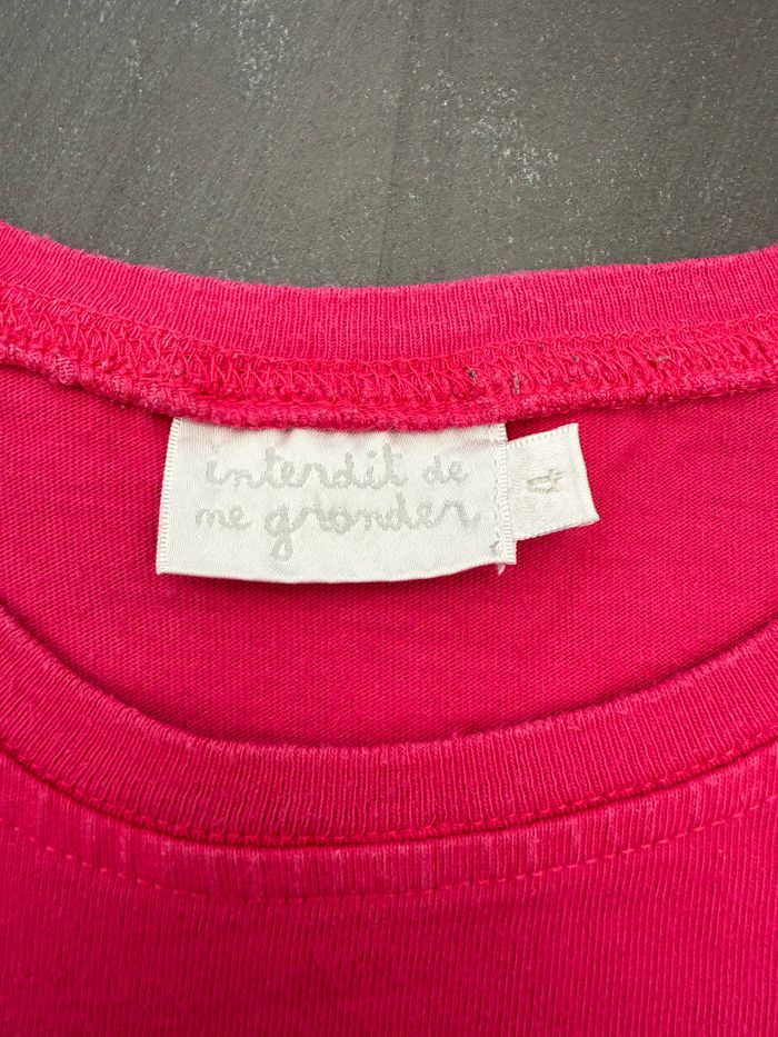 Tee-shirt manches longues rose - photo numéro 4