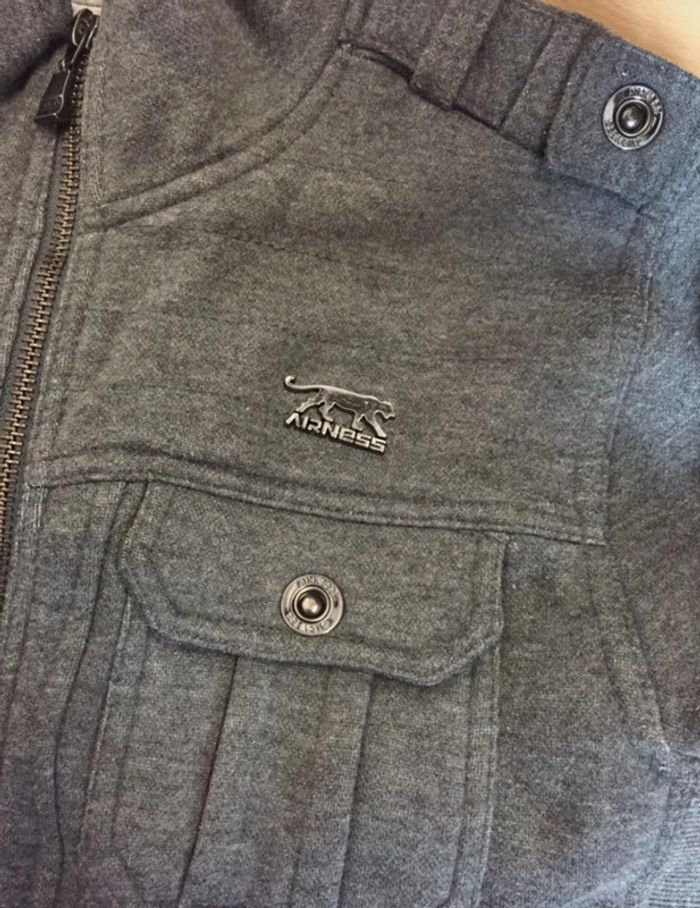 Veste grise - Airness - 14ans - photo numéro 3
