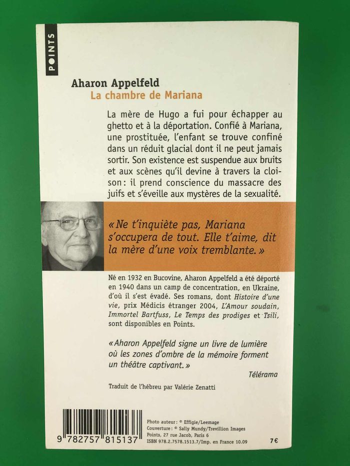 La chambre de Mariana - Aharon Appelfeld - photo numéro 2