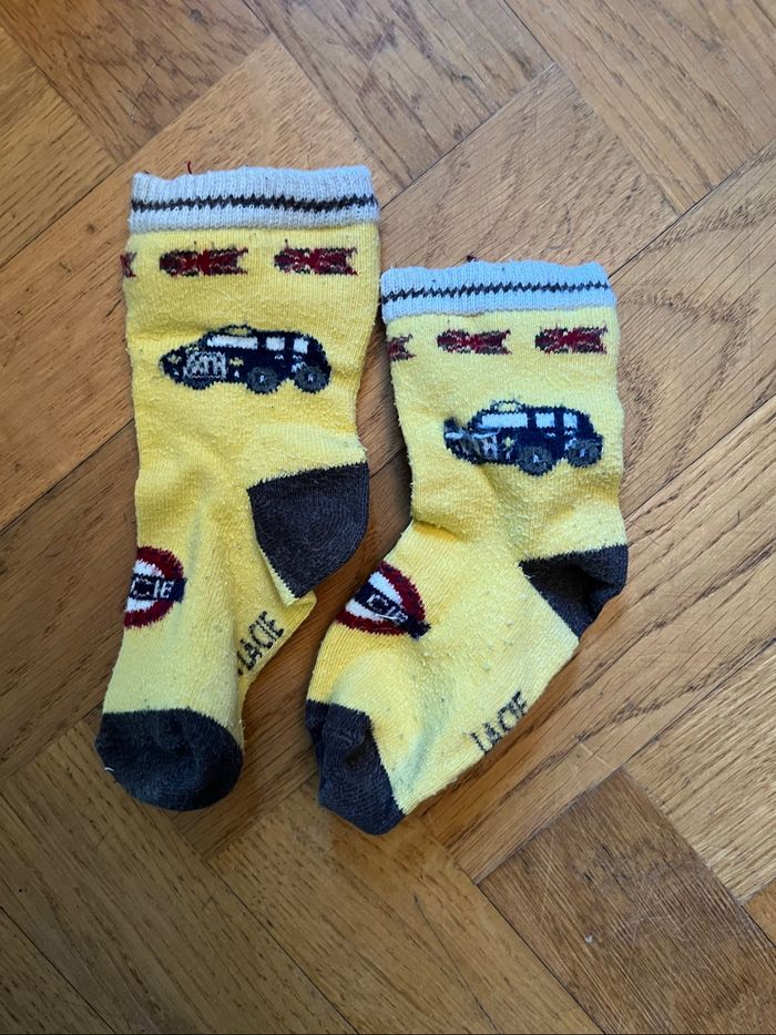 Paire de chaussettes taxi anglais 23/24 - photo numéro 2