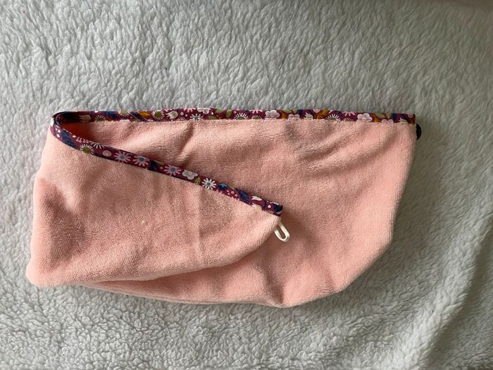 Turban éponge bambou blush - photo numéro 3