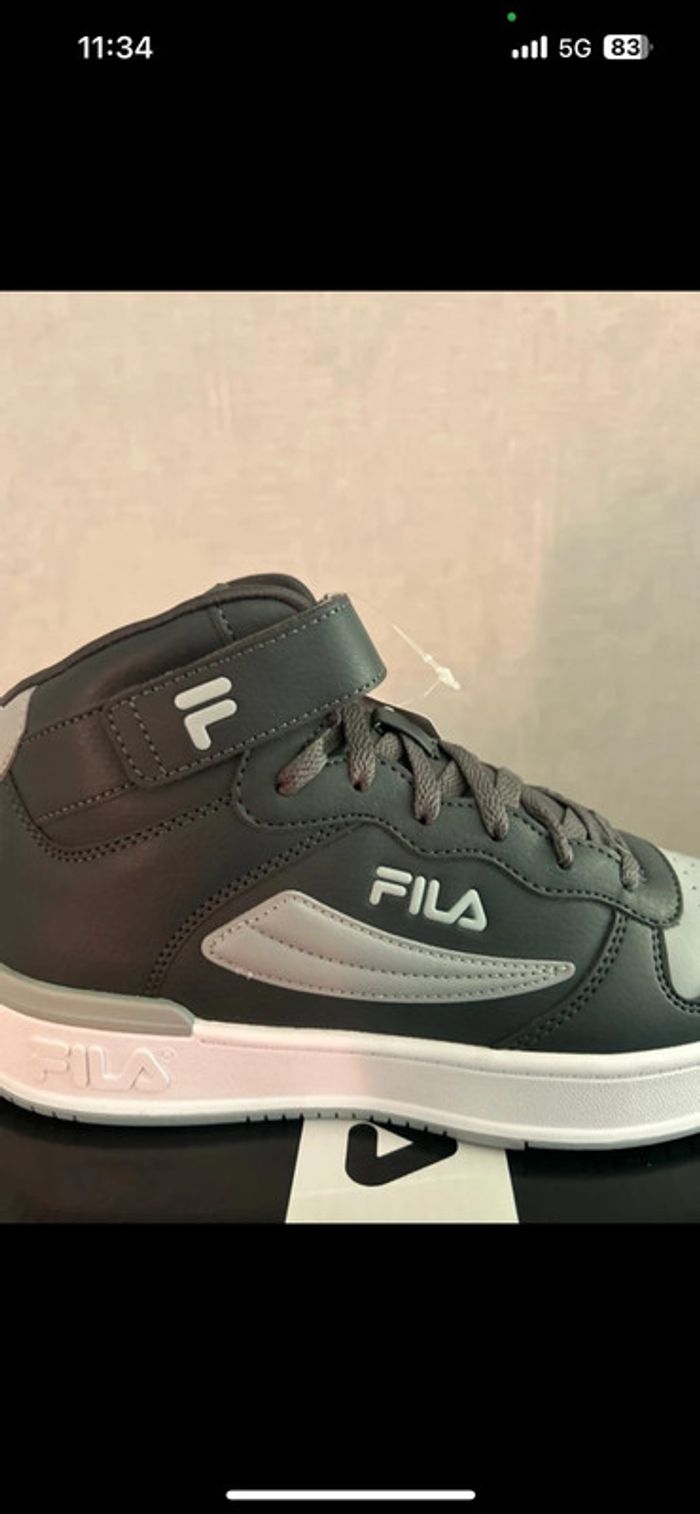 Basket Fila montantes gris anthracite MGX 200 mid 39 - photo numéro 2