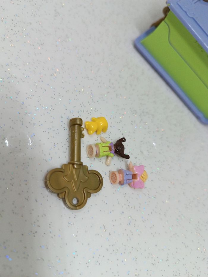 Polly pocket bluebird livre Book toy fun land pays jouet v 5 violet purple playhouse complet vintage - photo numéro 19