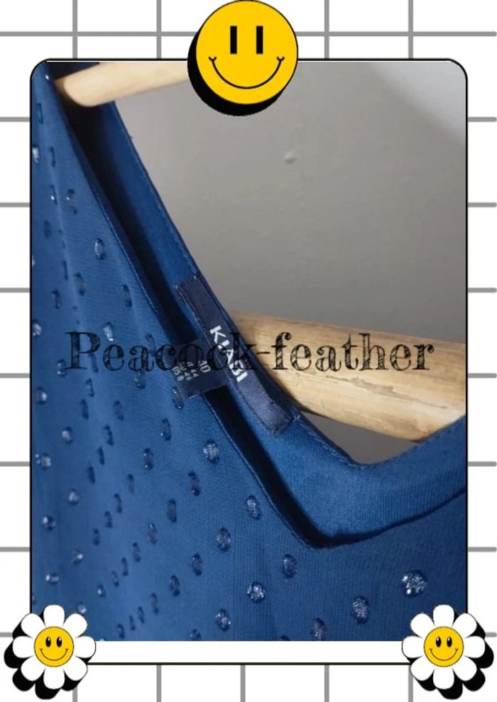 Robe bleue Kiabi 40 - photo numéro 3