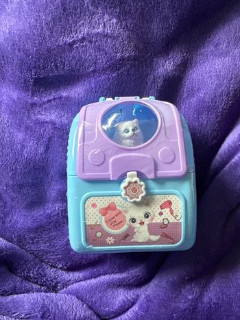 Valise chaton blanc neuf 