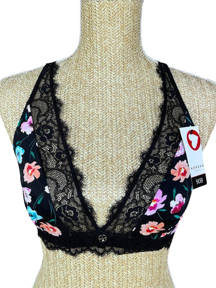 Soutien-gorge Morgan – Motif floral 90B Neuf