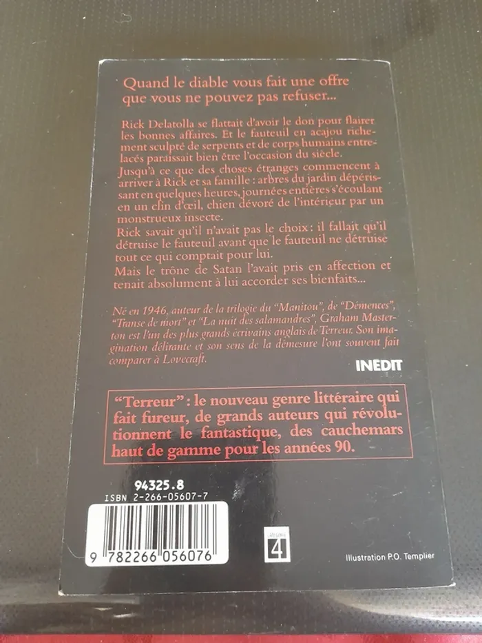 livre le trône de satan - photo numéro 2