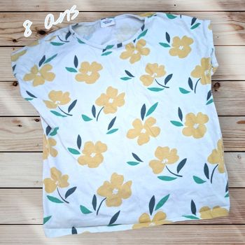 🌼T-shirt fleuri Tape à l’Œil – 8 ans 🌼