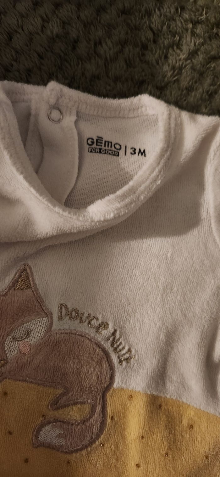 Pyjama Gémo 3mois - photo numéro 4