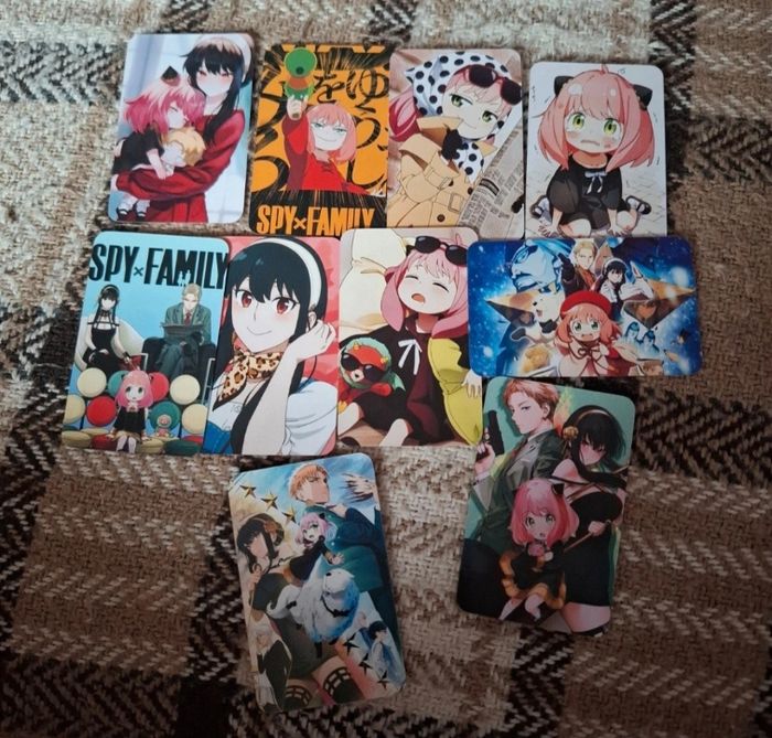 Lot de 60 cartes spy x family - photo numéro 3
