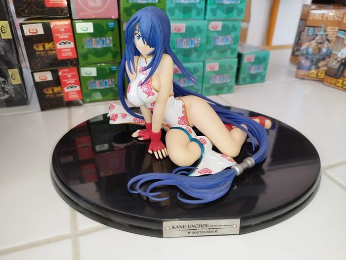 Figurine Ikki Tousen Kanu Unchou - China Dress white 1/7 figure ikkitousen